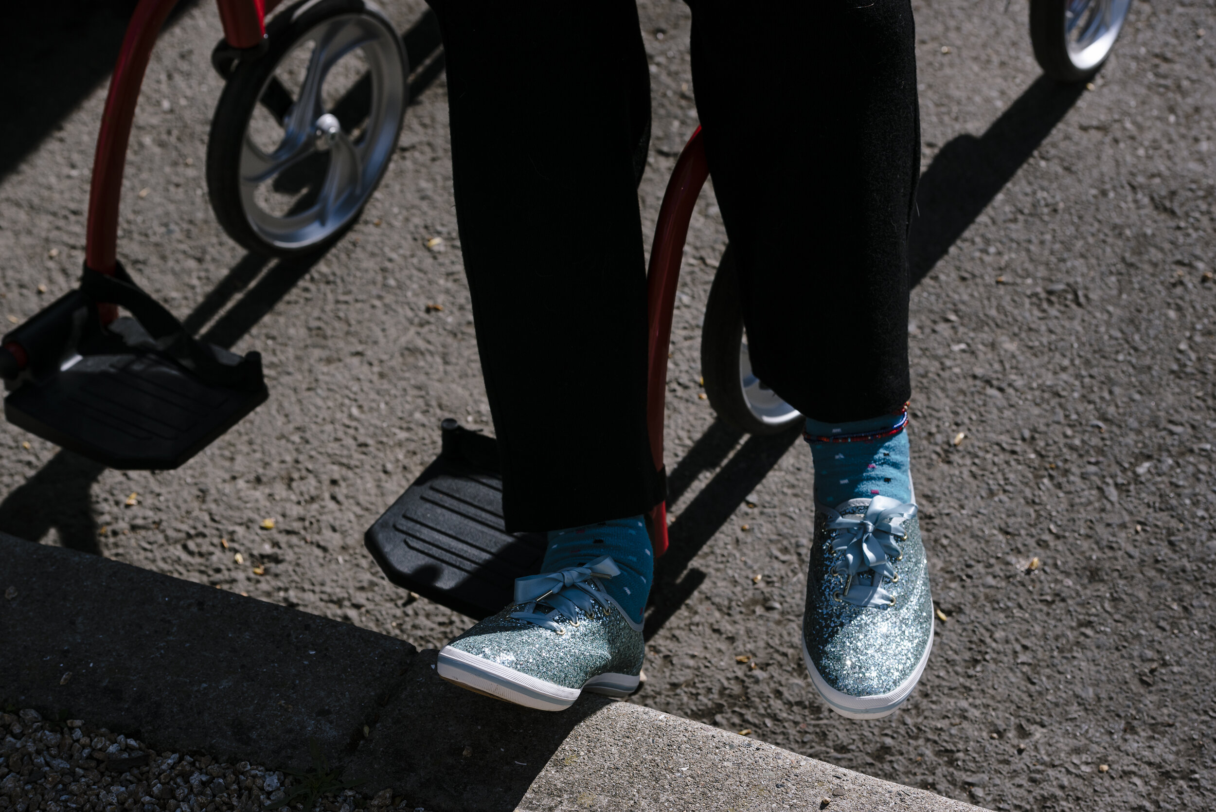  Zona Roberts turned 100.  To celebrate her friends and neighbors gathered and threw her a social distancing party outside her home in Berkeley, CA, April 1st, 2020. 