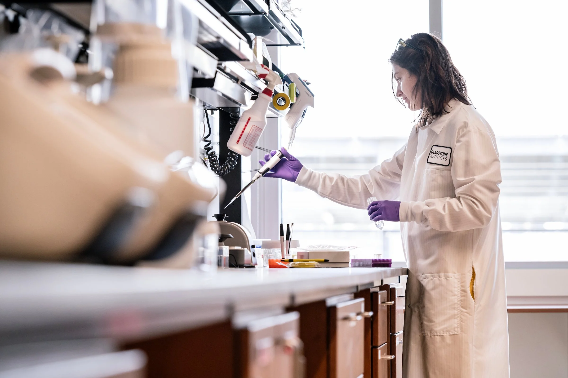  Work generated as a staff photographer for Gladstone Institutes, a non-profit bio medical research institute. 