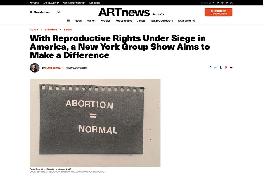 With Reproductive Rights Under Siege in America, a New York Group Show Aims to Make a Difference