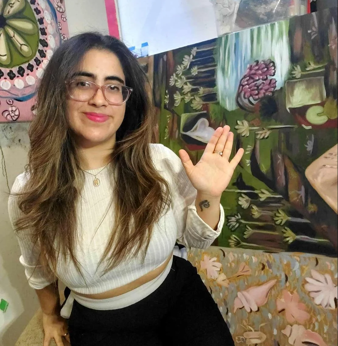 In the Studio with Amanda Boulos