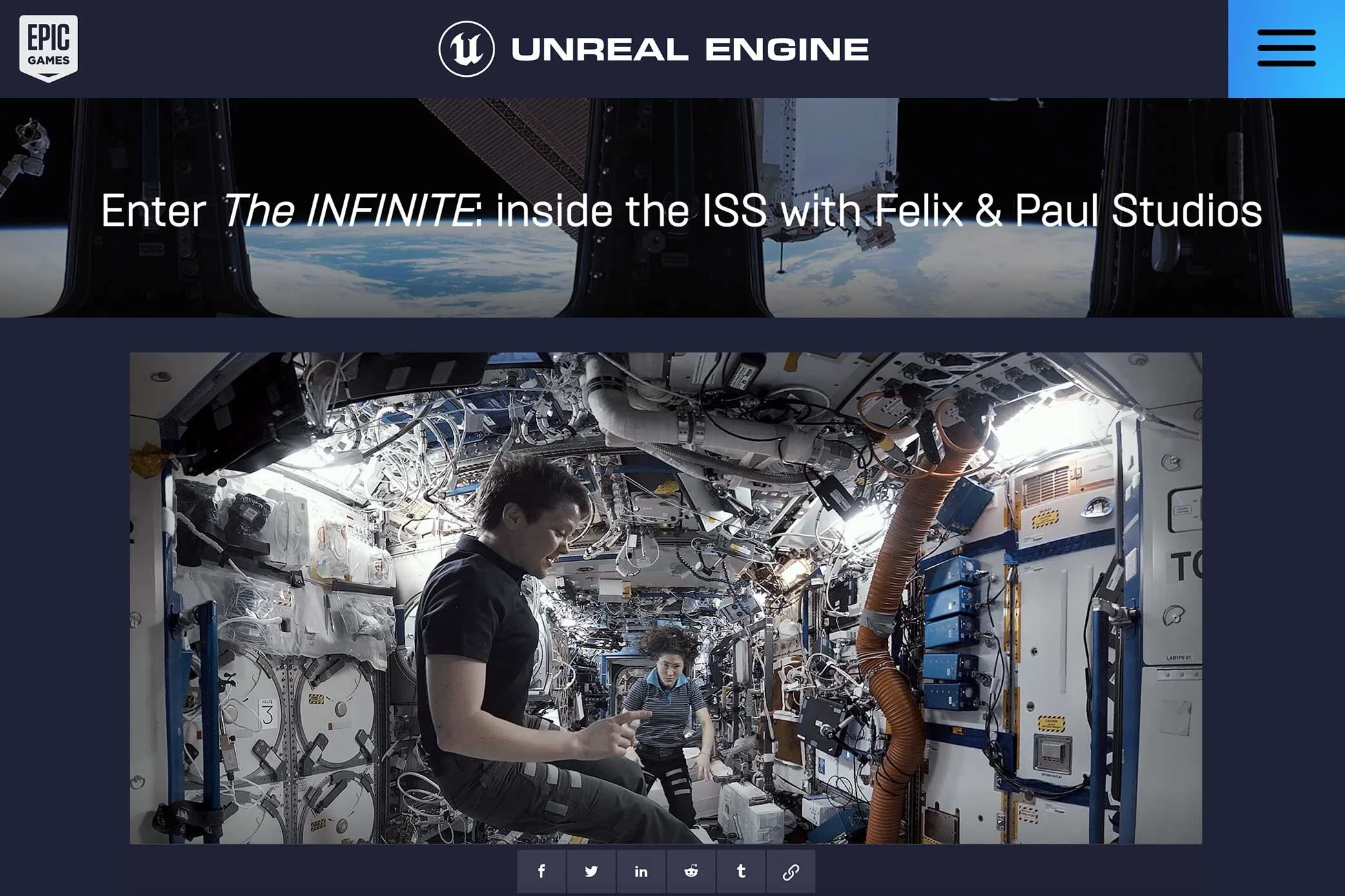 Enter The INFINITE: inside the ISS with Felix &amp; Paul Studios