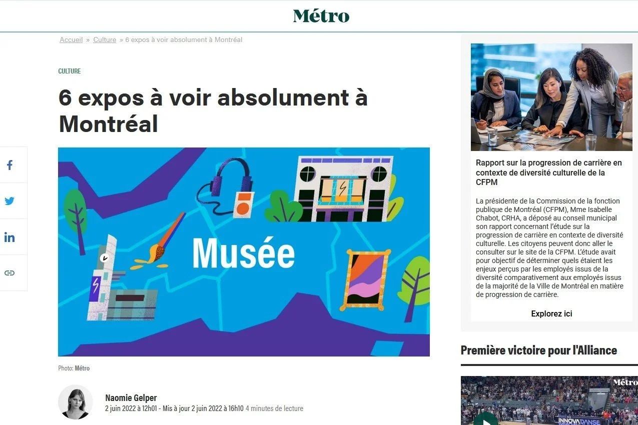 6 expos à voir absolument à Montréal