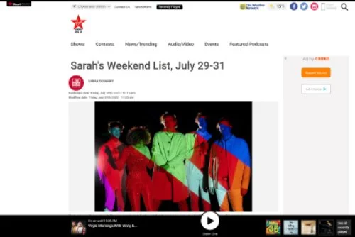 Sarah's Weekend List, July 29-31