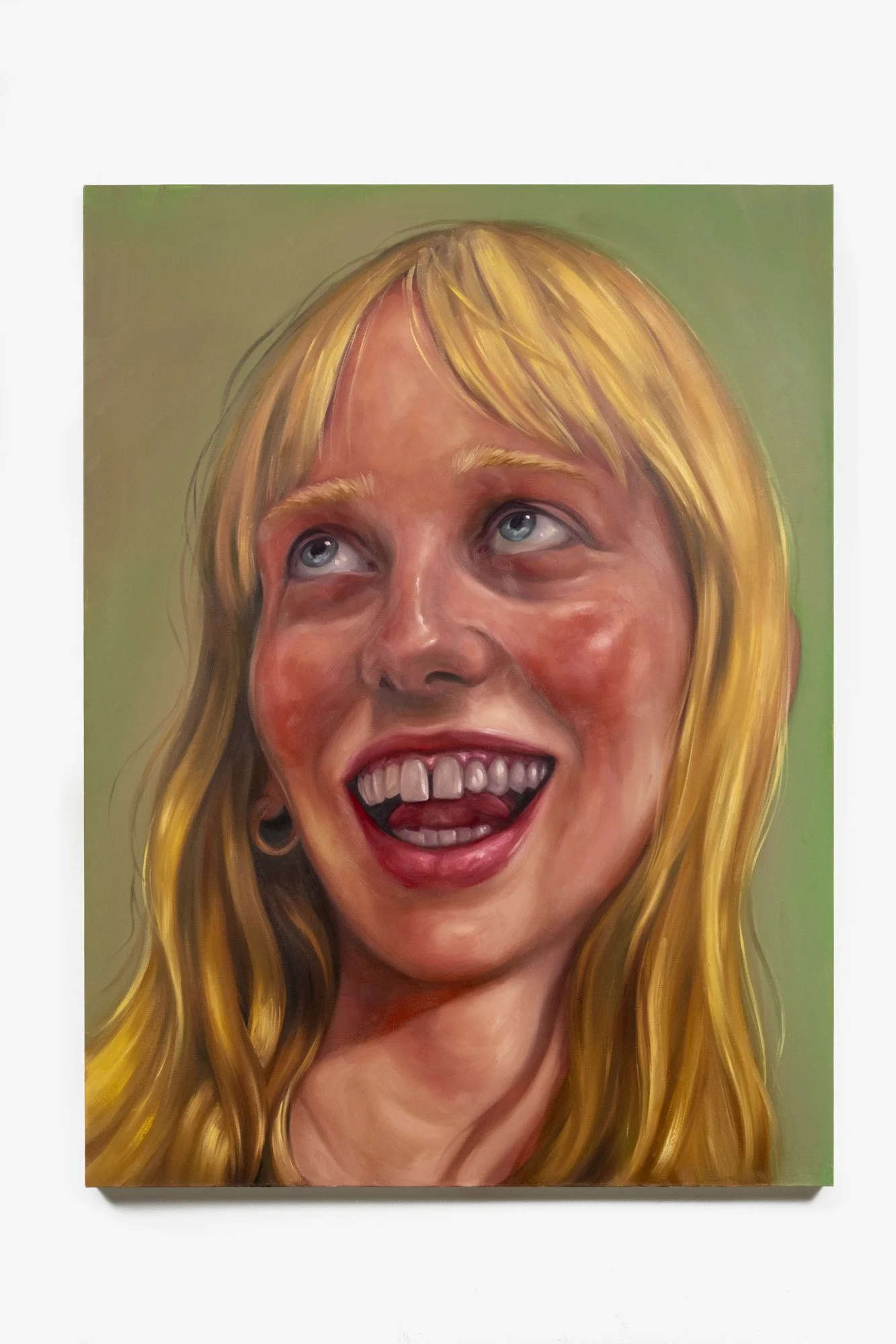  Chloe Wise, Feelings for you, 2022. Huile sur lin / Oil on linen. 90 x 120 cm. / 35.4 x 47.2 in. 