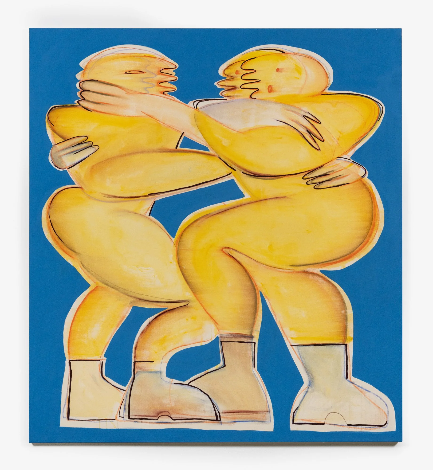   Anastasia Bay , Untitled, 2021. Acrylique sur toile / Acrylic on canvas. 78 5/8 x 70 3/4 in.  