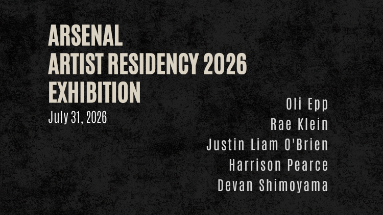Arsenal Artist-in-Residence 2026 
