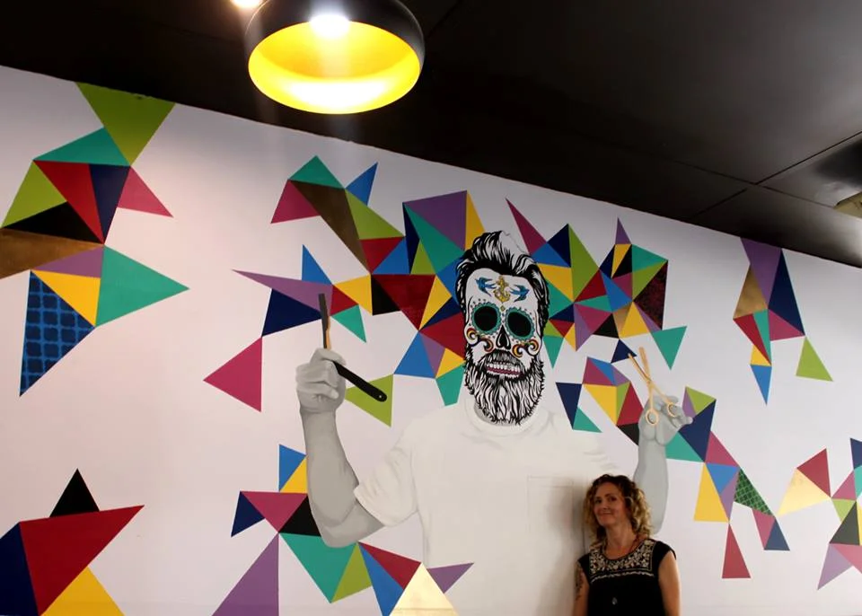 Fremantle Barber Co Mural