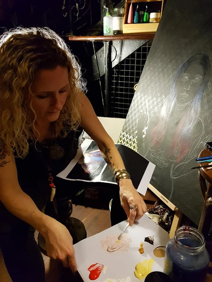 Live Painting at The Queens, Perth Aug 2018