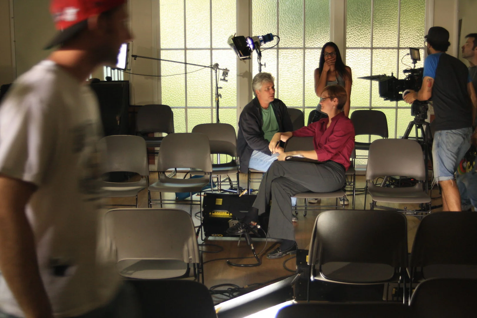 On the set of Darryl .