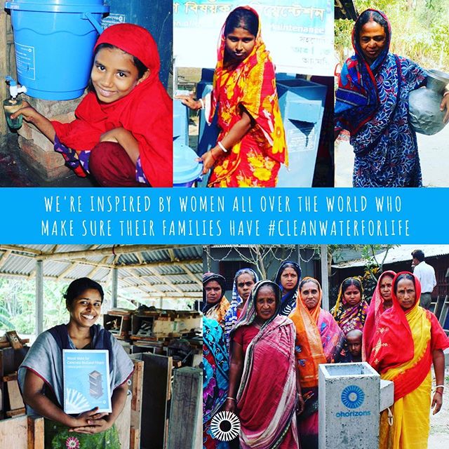 In many parts of the world families rely on their daughters, sisters, &amp; mothers to travel 4-6 hours a day in search of #cleanwater. On this #InternationalWomensDay we celebrate the strength, perseverance, determination, commitment and love that w