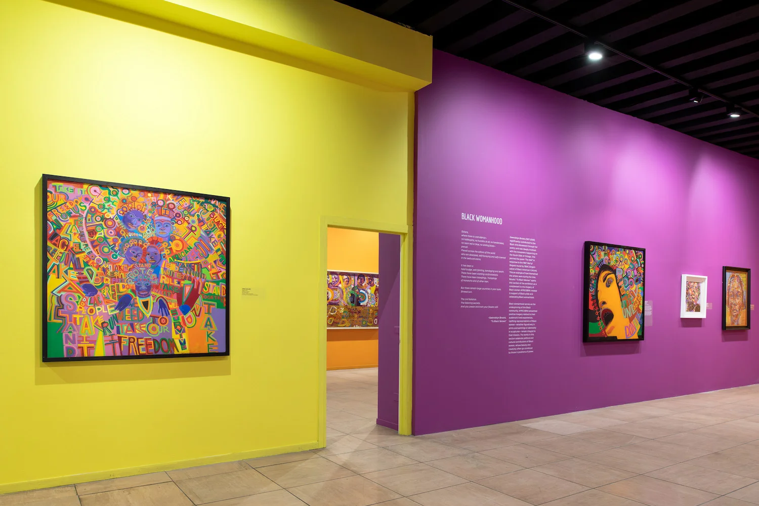 AFRICOBRA: Nation Time, installation view.