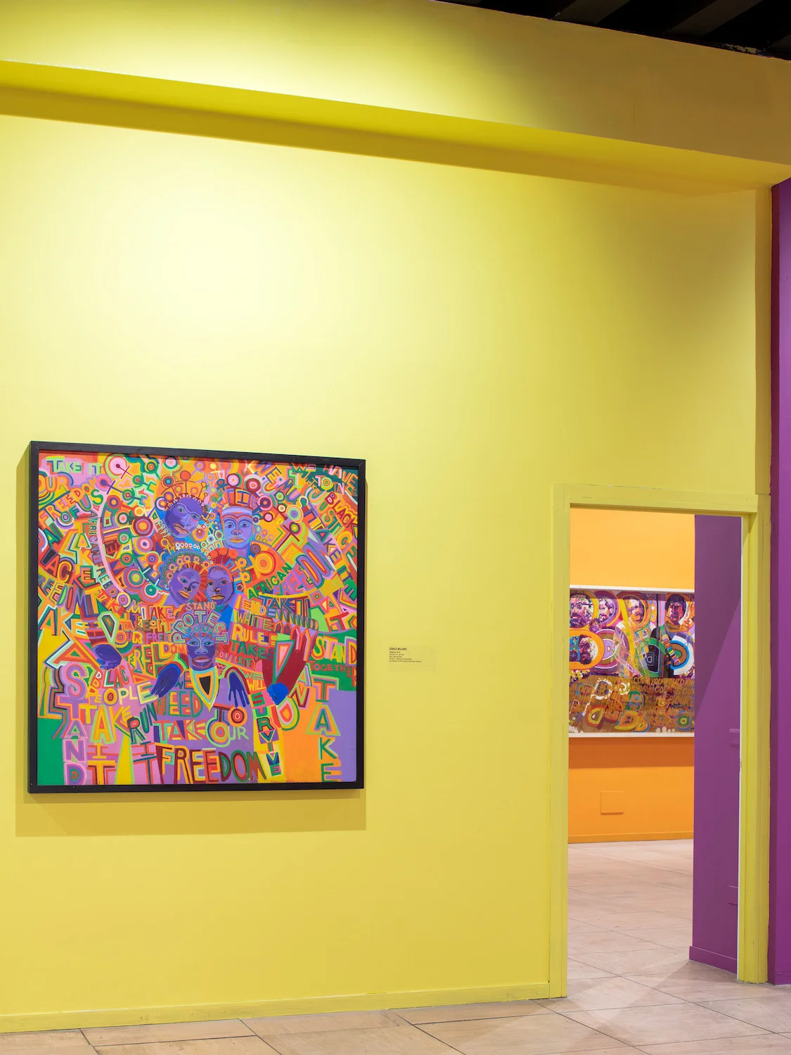 AFRICOBRA: Nation Time, installation view.