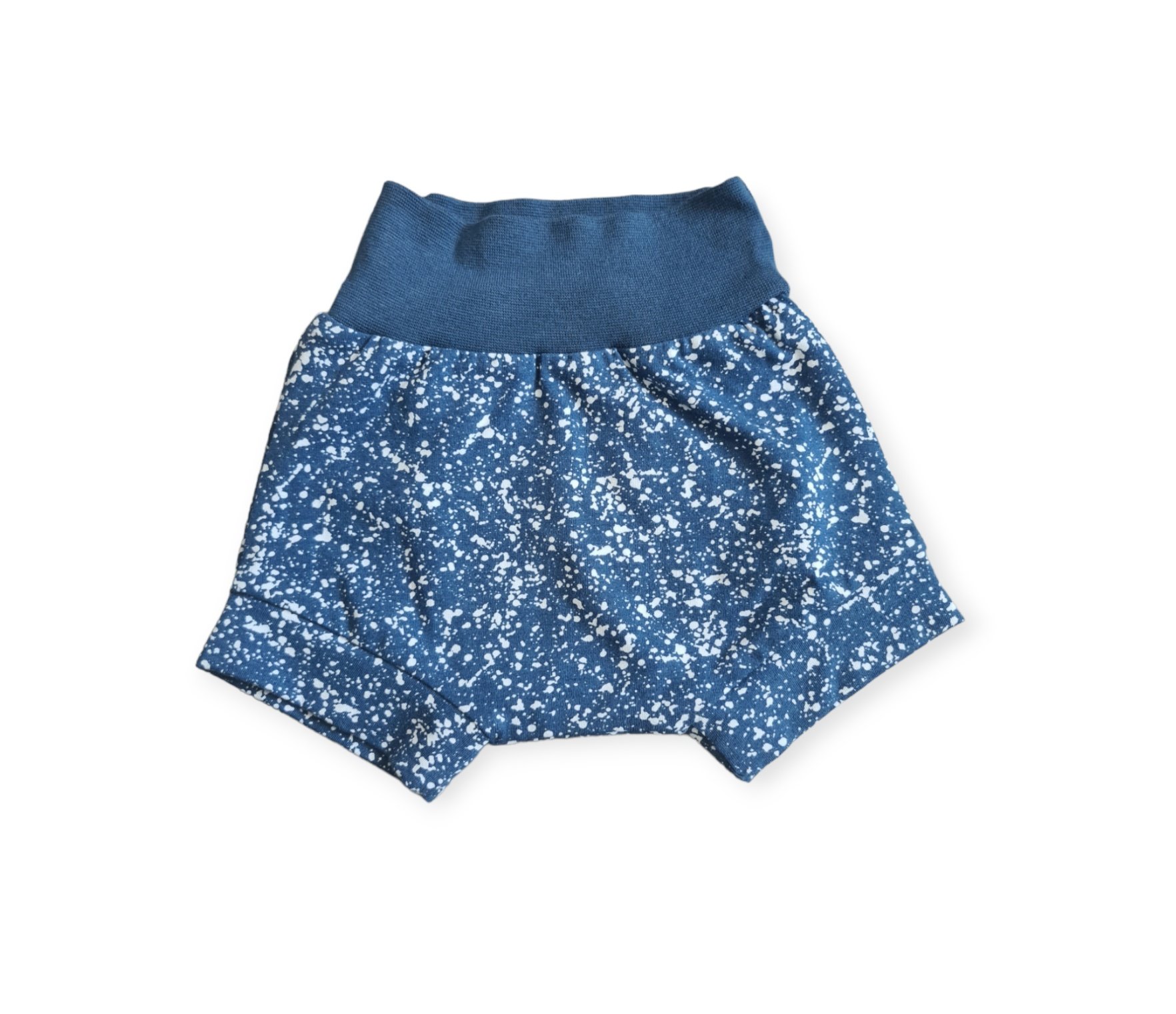 3-6 blue Splatter shorts