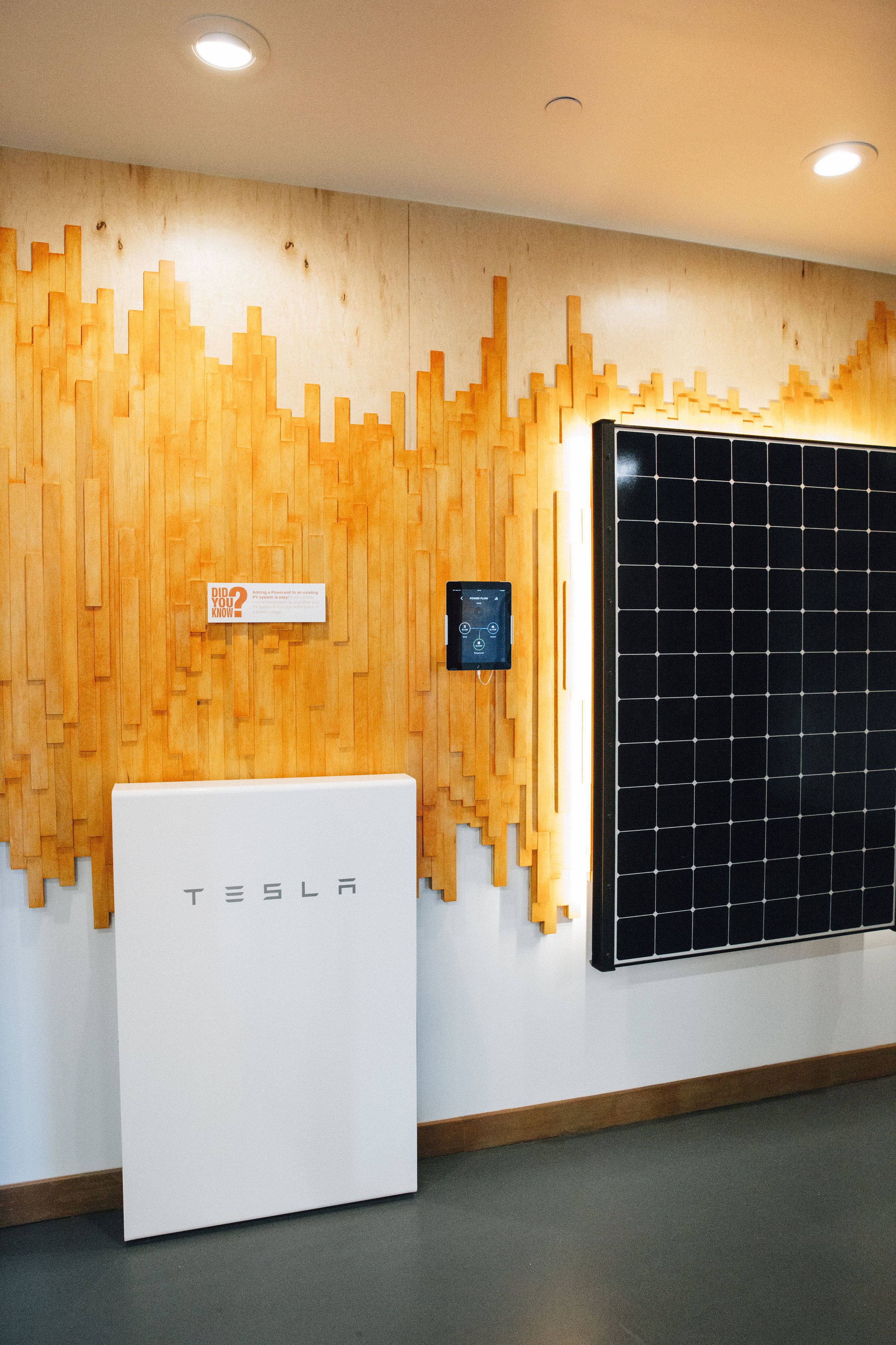 RevoluSun Smart Home Innovation Center Showroom - Tesla Powerwall + PV Panel