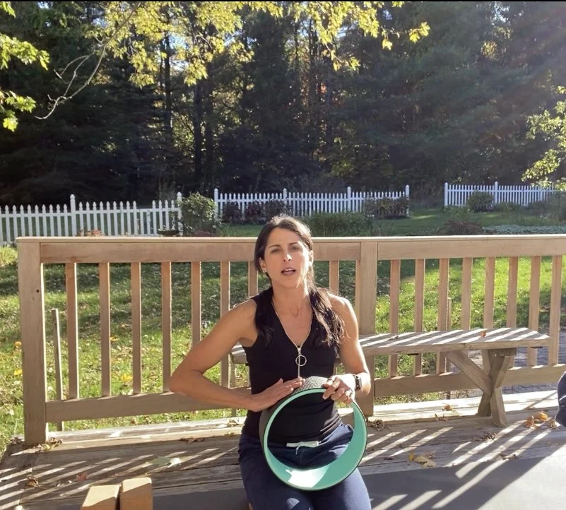 Chest Openers using a Yoga Wheel