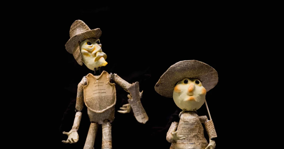 Don Quixote and Sancho. Photo by Dannie Snyder.