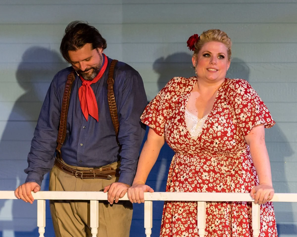 Benedick and Beatrice. Photo by Henry Huey