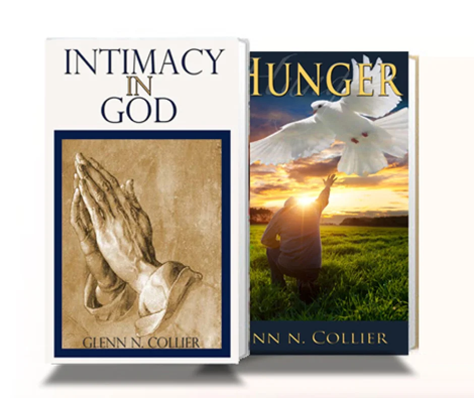 Get two books "INTIMACY IN GOD" and "I HUNGER" by Bishop Glenn Collier on Amazon