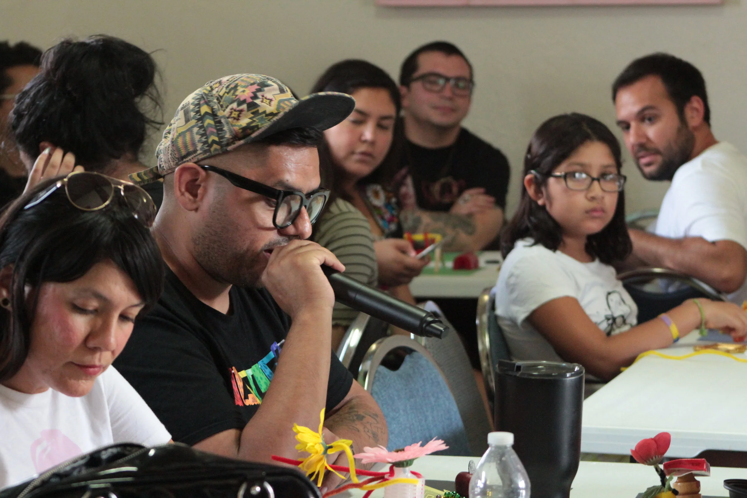 Community Members Building a Model Version of A More Equitable and Just Version of the City of Brownsville at James Rojas' Place It! Workshop (Copy)