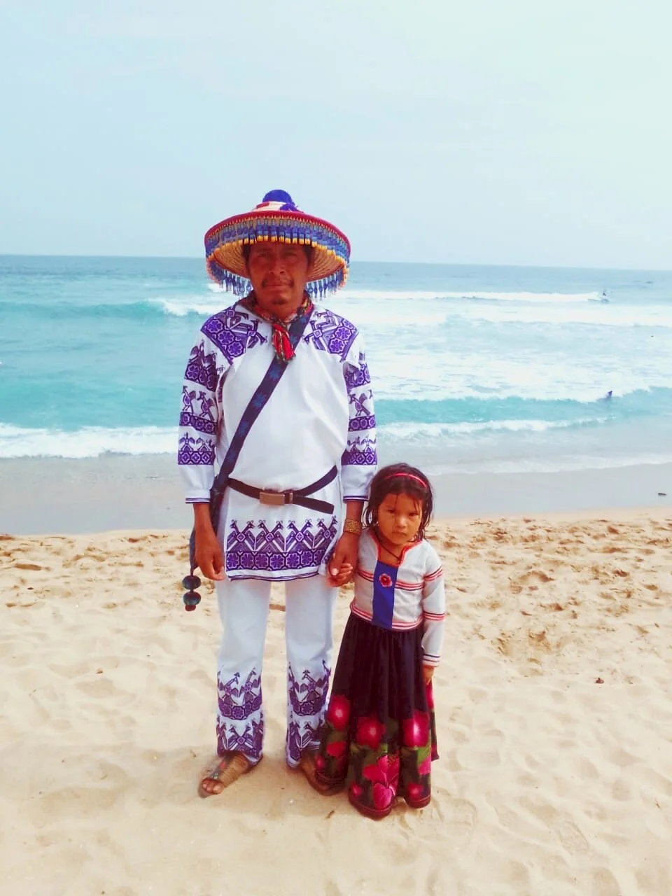 Marakame Silvestri pictured with his granddaughter.
