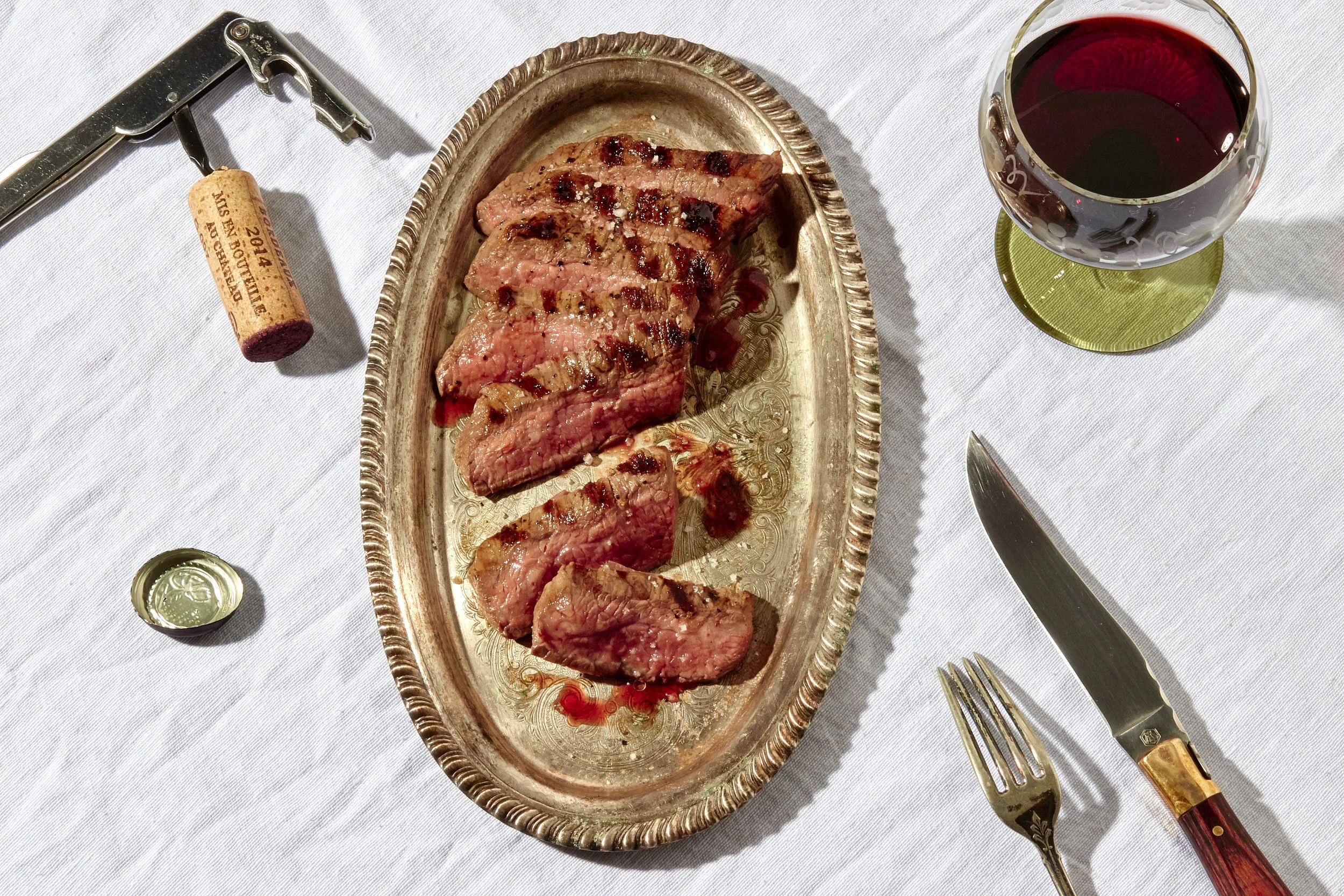 Steak and Wine