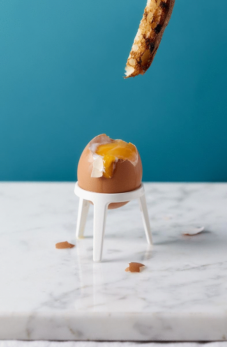 Soft Boiled Egg and Soldiers GIF