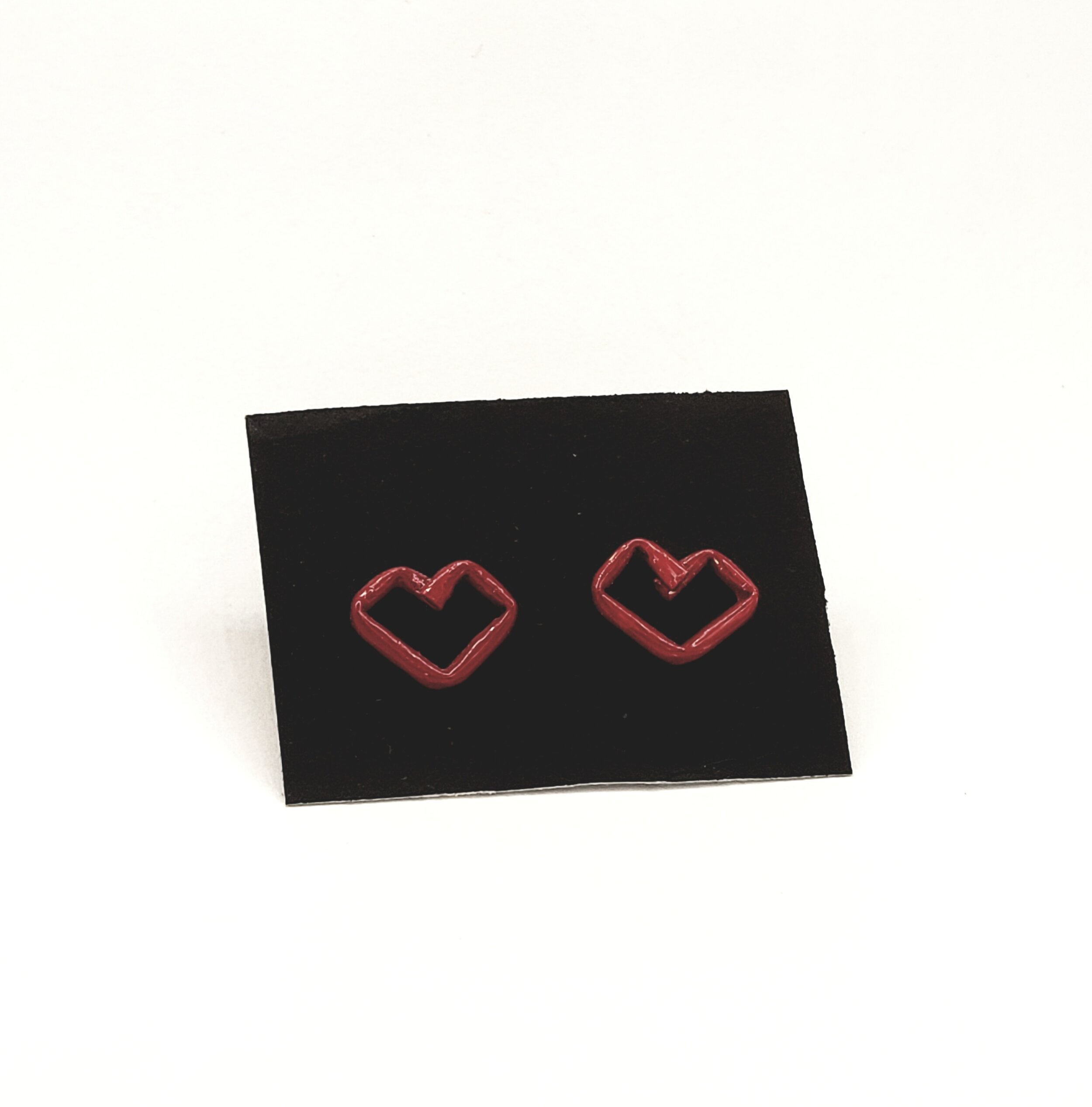 Twisted Heart Studs