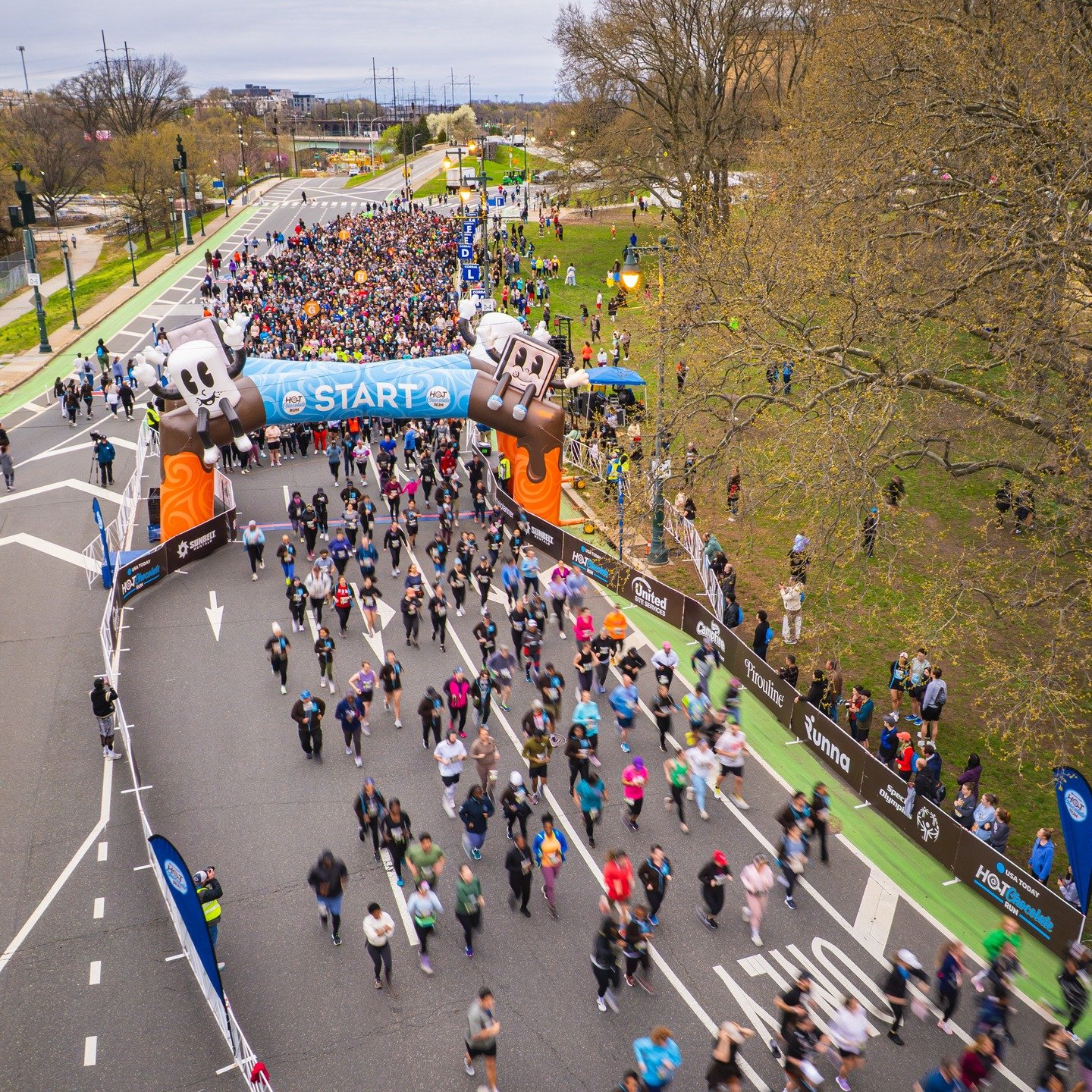 Some still images while filming the Philadelphia Hot Chocolate event earlier this month.