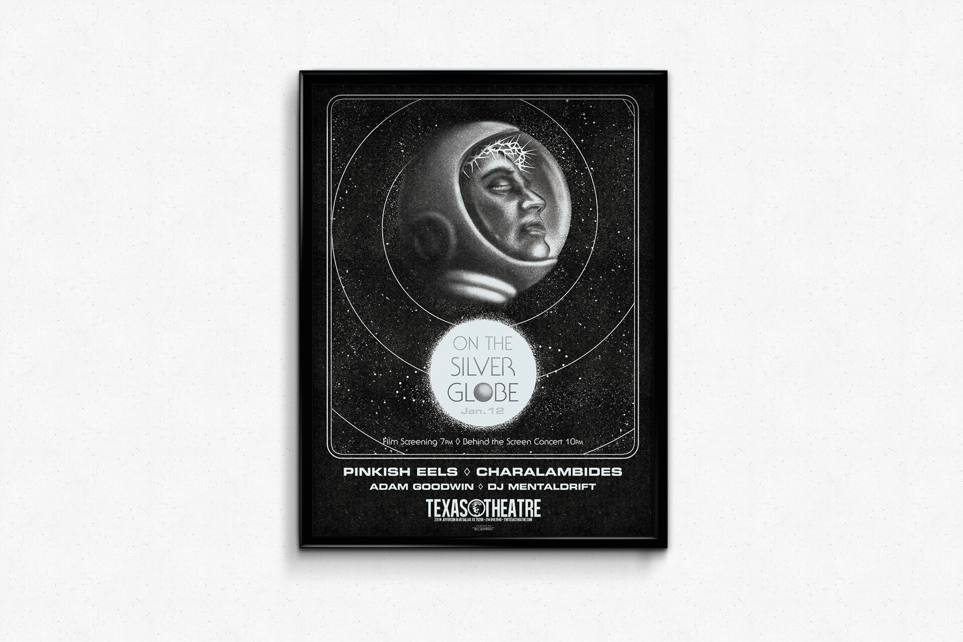 On The Silver Globe - Screeprint Poster