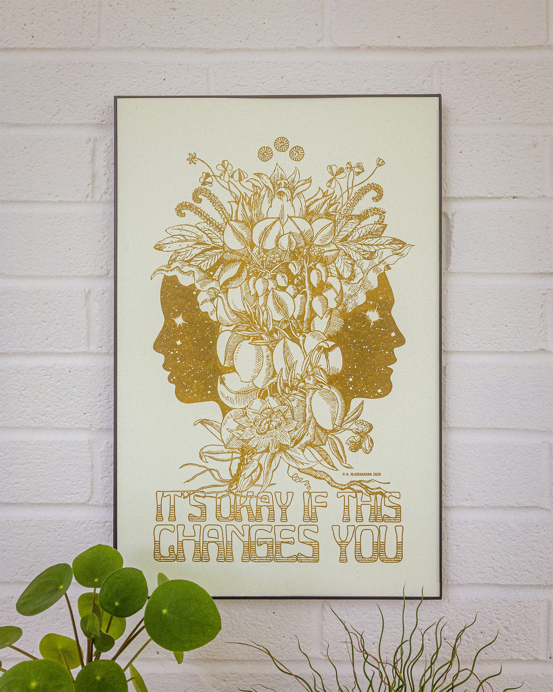 "It's Okay If This Changes You" Riso Print by Andrew McGranahan