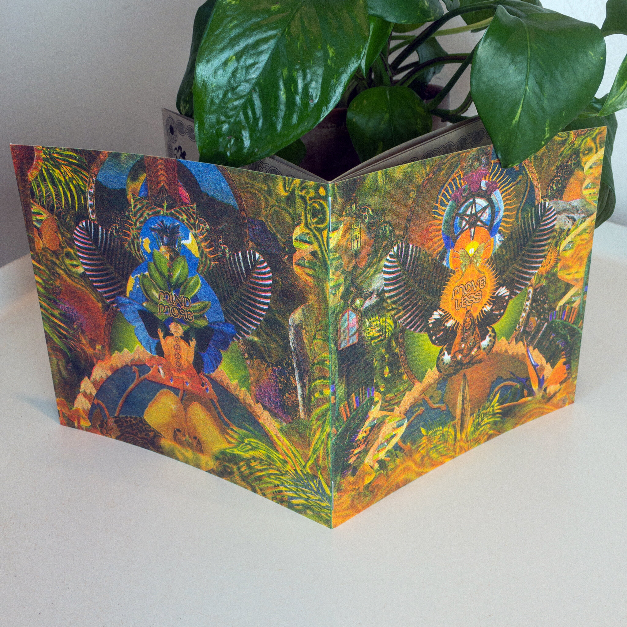 "Move Less Mind More" Riso Zine by Ventral Is Golden