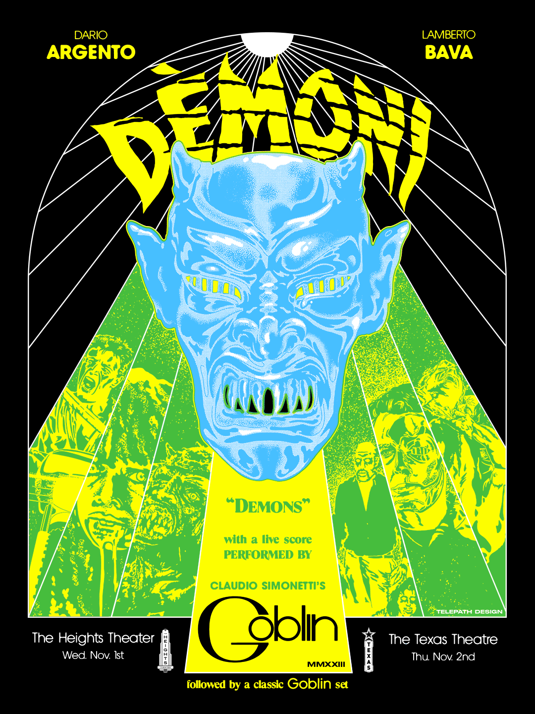 DEMONS Blacklight Poster — Telepath