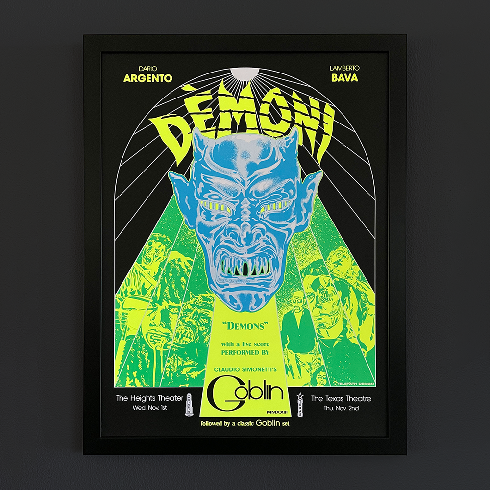 DEMONS Blacklight Poster — Telepath