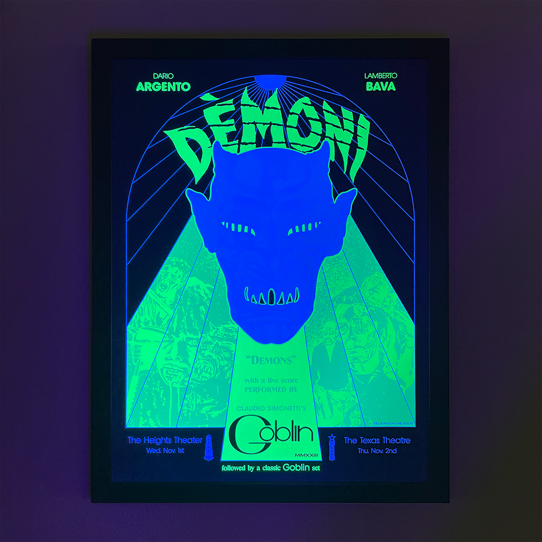 DEMONS Blacklight Poster — Telepath