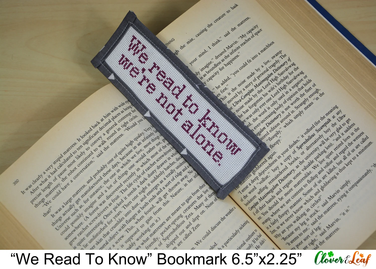 We Read To Know We're Not Alone With Book.jpg