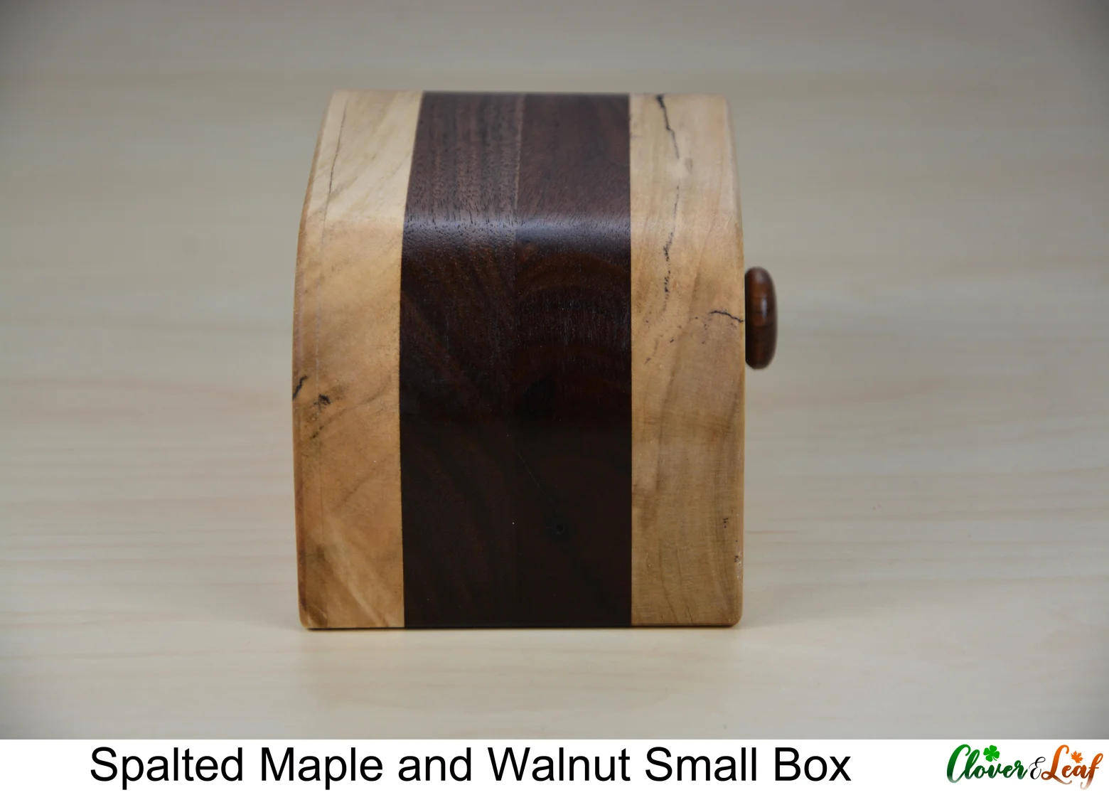 Spalted Maple and Walnut Box with Square Corners Side.jpg