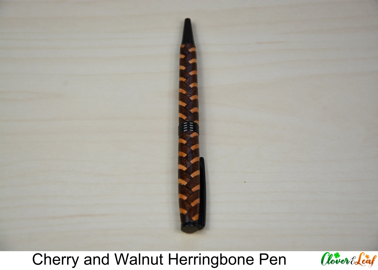 Cherry and Walnut Herringbone Pen Vertical 2.jpg