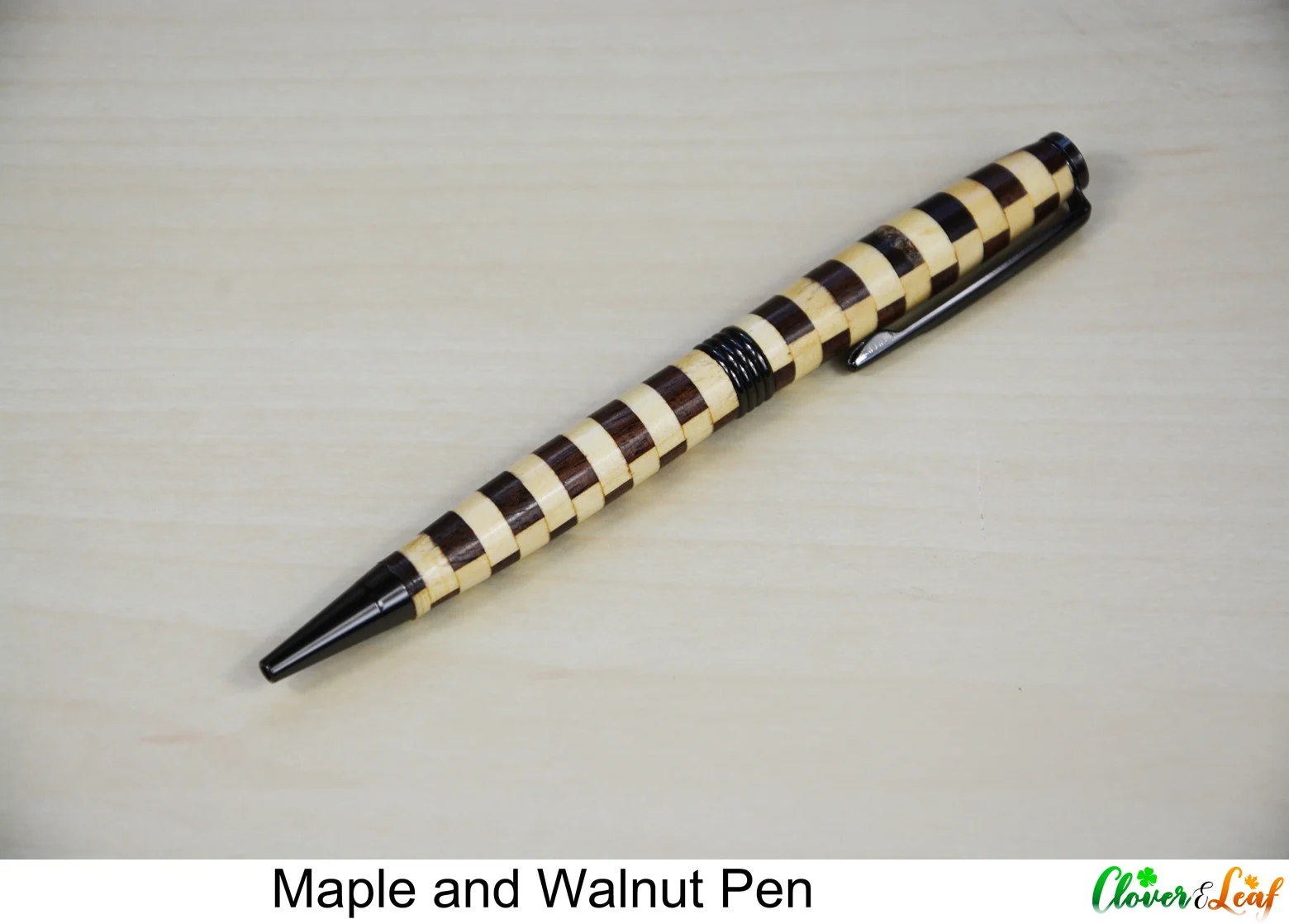 Maple and Walnut Checkered Pen