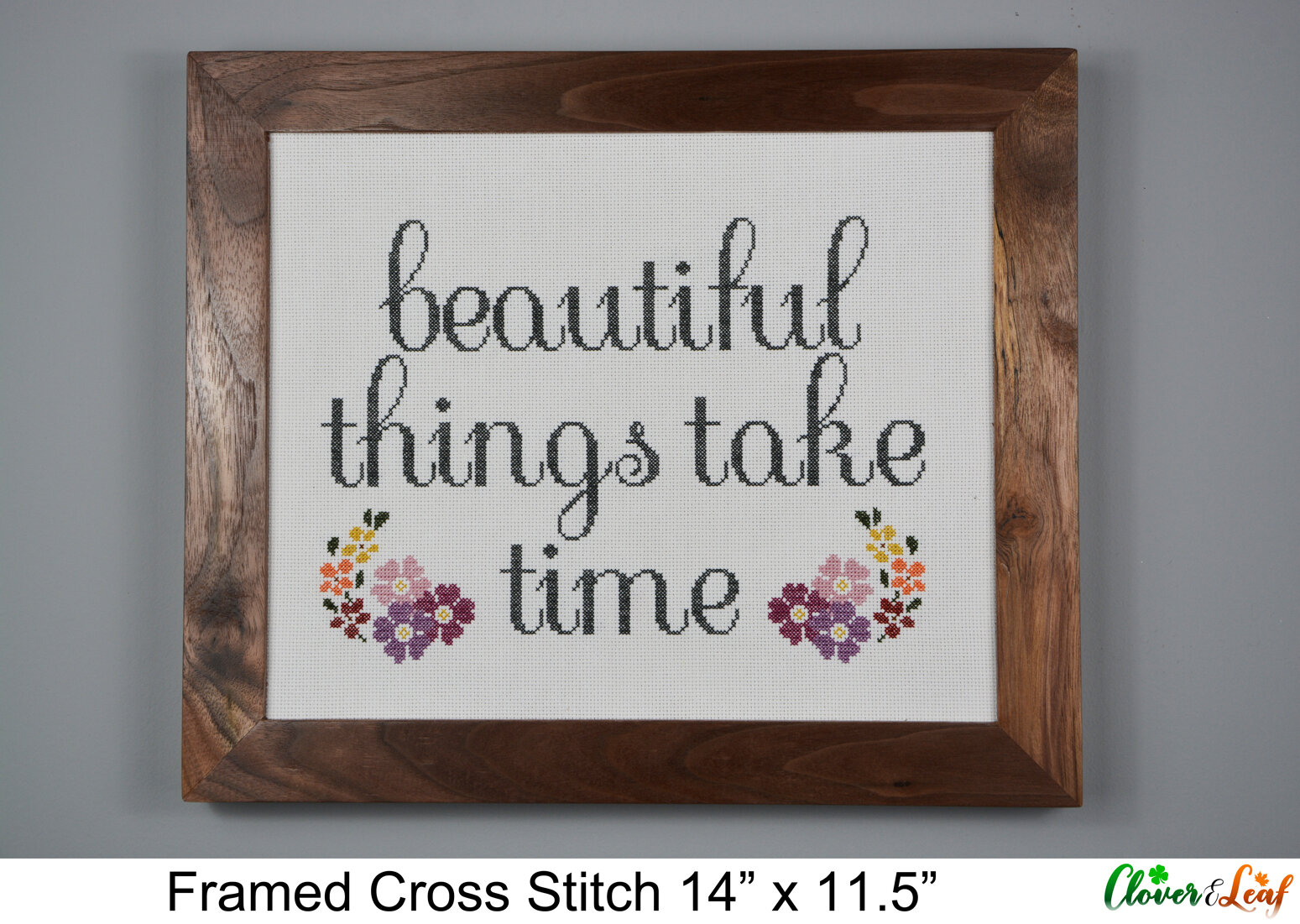 Beautiful Things Take Time Framed Stitch Front.jpg