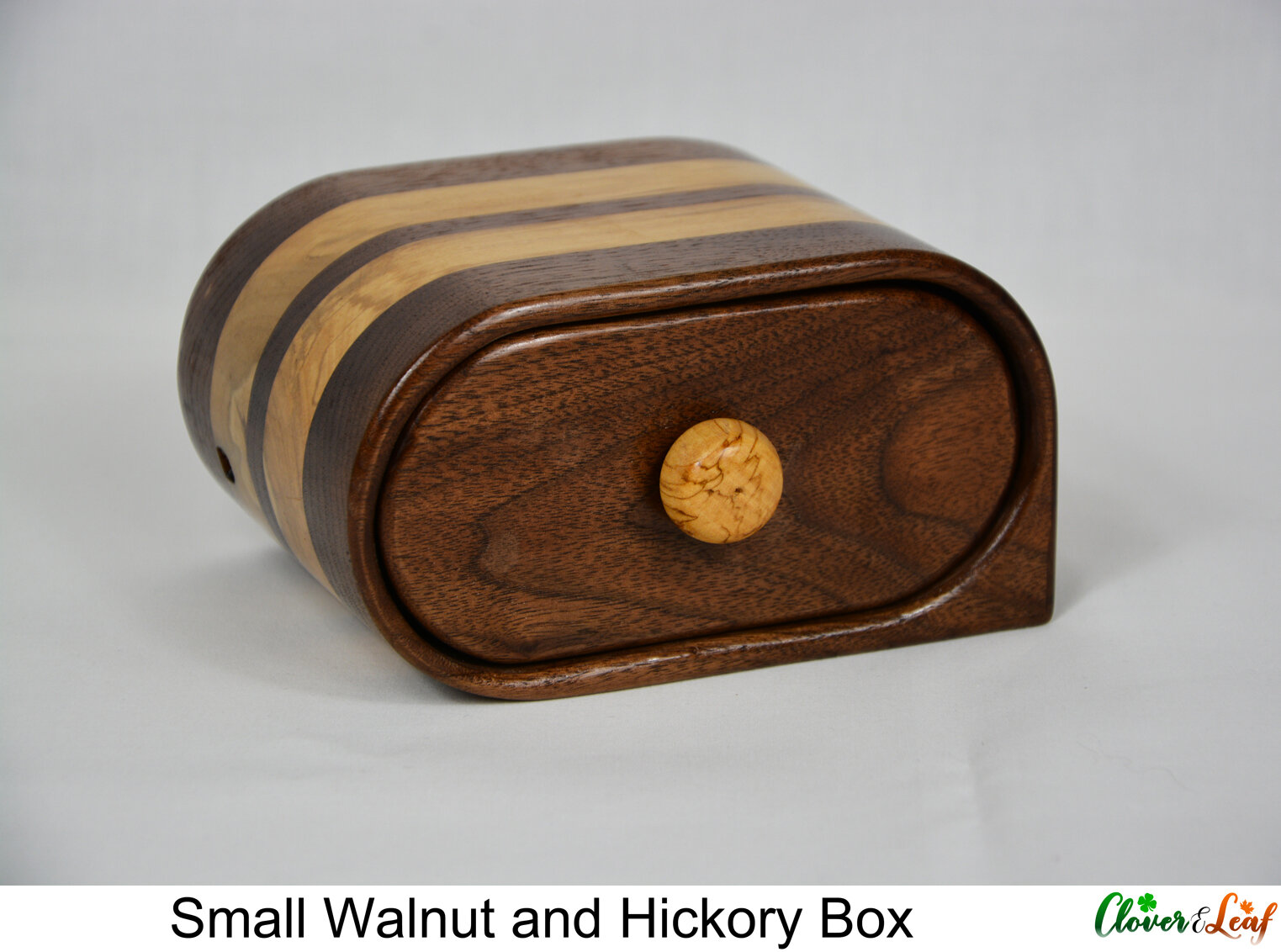 Small Walnut and Hickory Box Front and Side.jpg