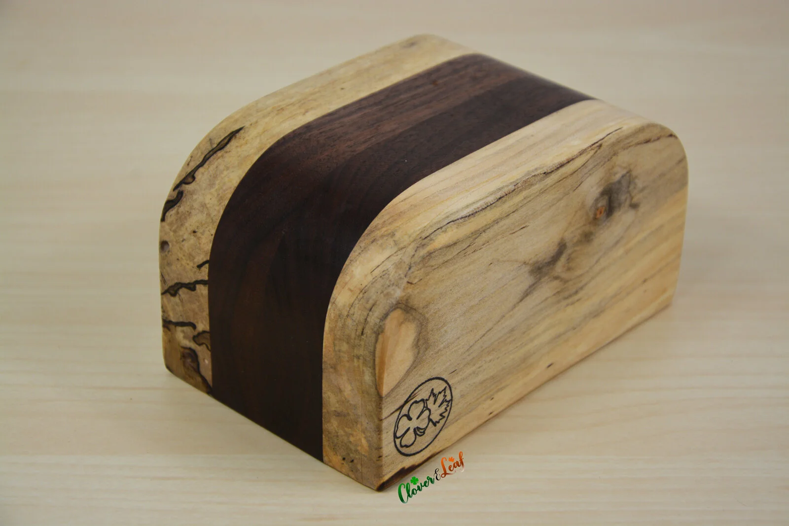 Spalted Maple and Walnut Small Box Diagonal 3.jpg