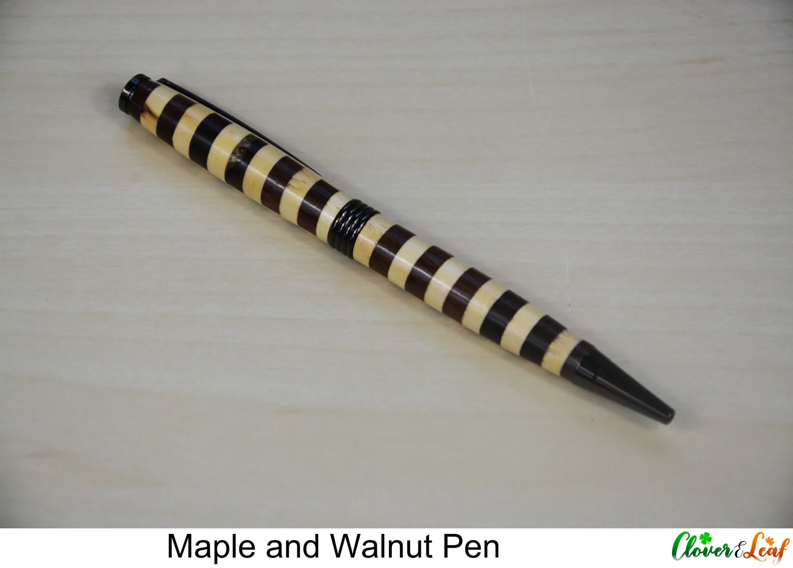 Maple and Walnut Checkered Pen