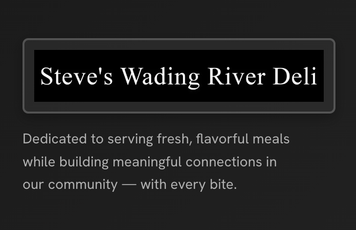 Steve's Wading River Deli