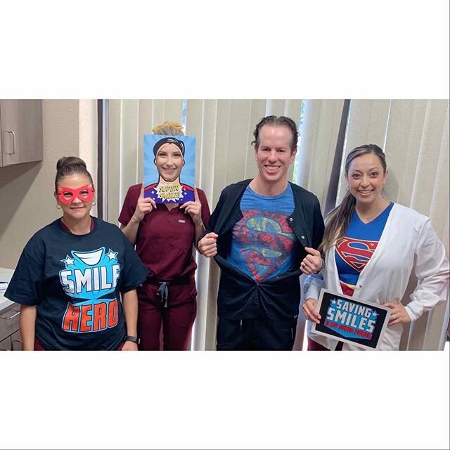Happy Superman Day!! Our practice is full of Smile Heroes!  We are happy to be here serving you and saving smiles everyday!! ❤️💙 #sperbeckdental #supermanday #smileheroes