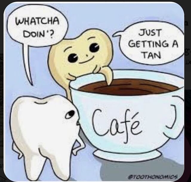 Anybody else looking forward to getting a tan?! 😂🤣😂 #sperbeckdental #tan #teeth #saturdaysilliness #lol