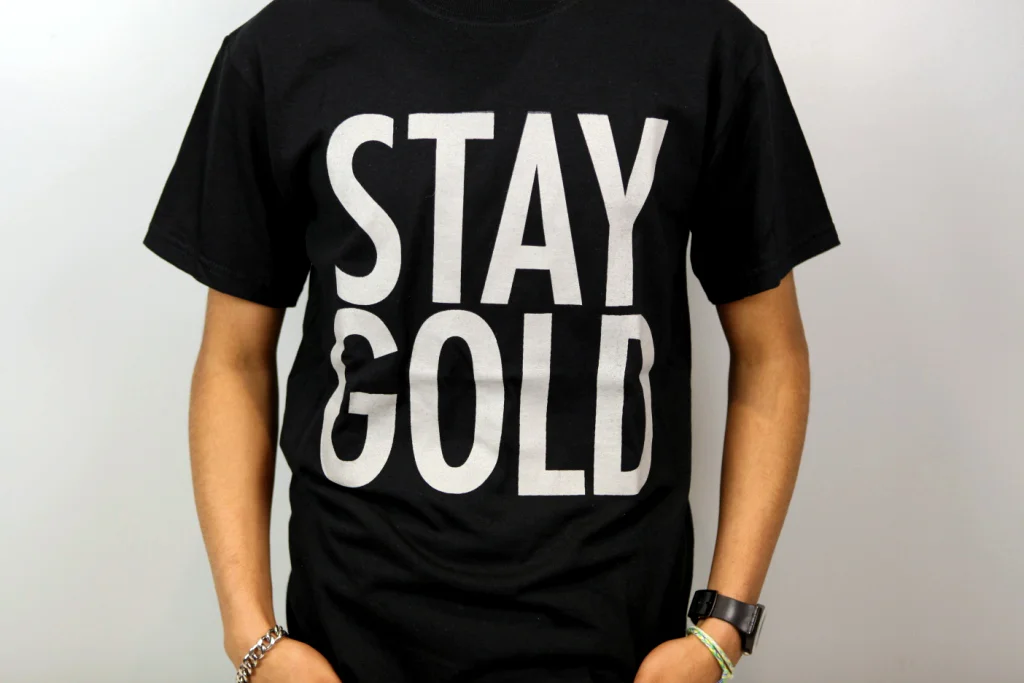 Stay Gold Stacked Tee