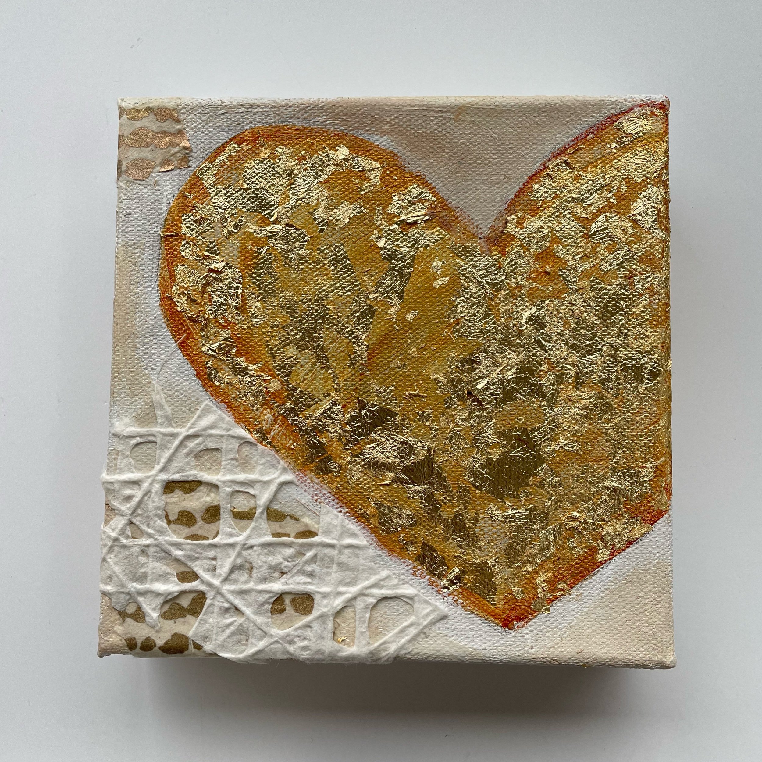 GOLD HEART COLLAGE NO. 205