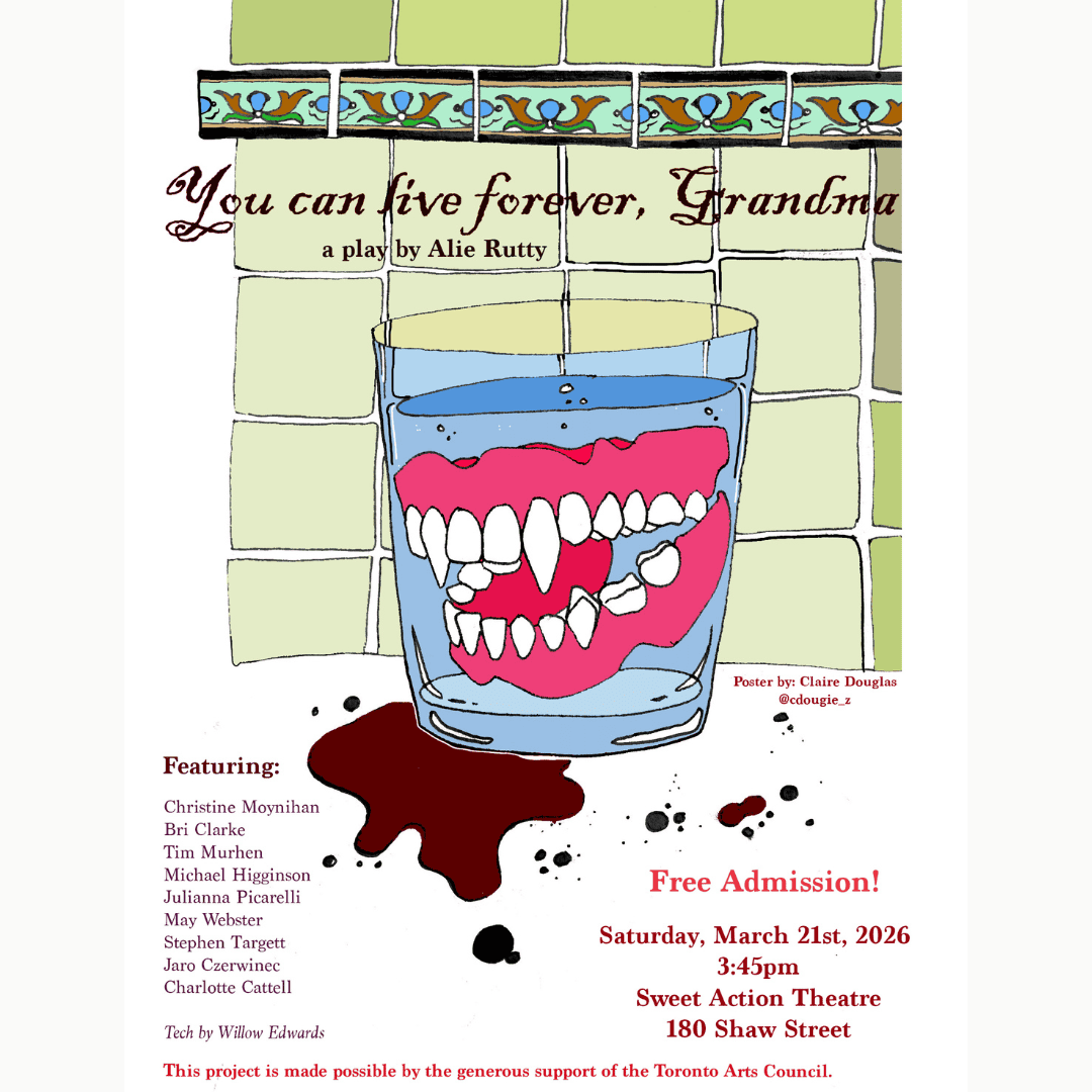 You can Live Forever, Grandma - A Work In Progress Live Reading