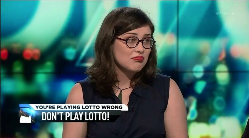 Don’t Play Lotto! - Liza presenting on the Lotto project on TV
