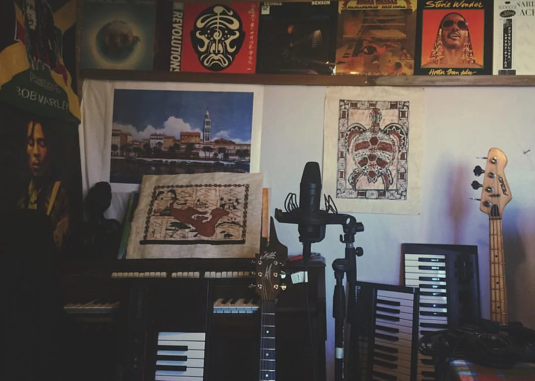 Rubyâs studio full of instruments